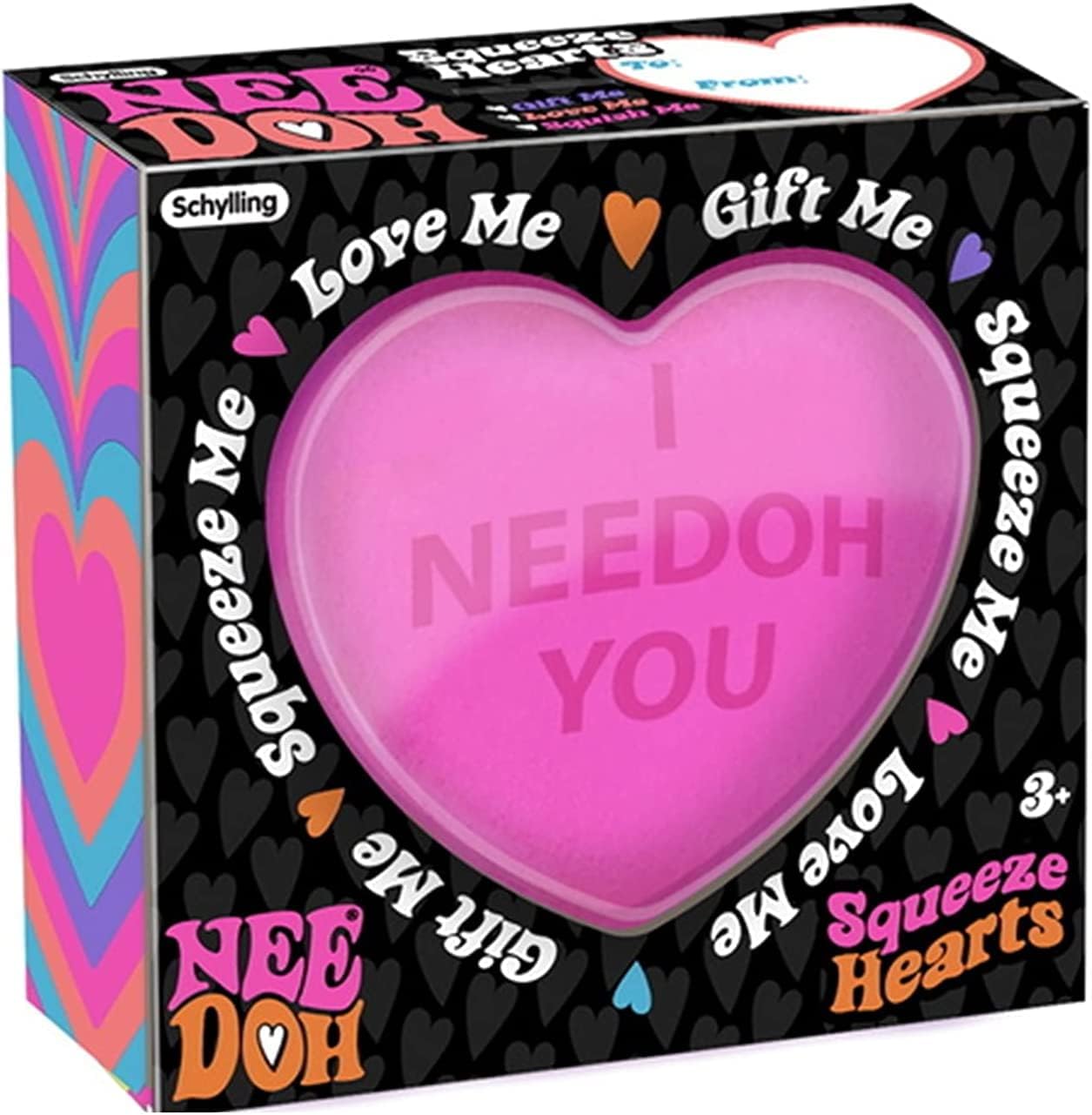 Heart-Shaped Sensory Stress Relief Toy – Calming Fidget for Kids & Adults