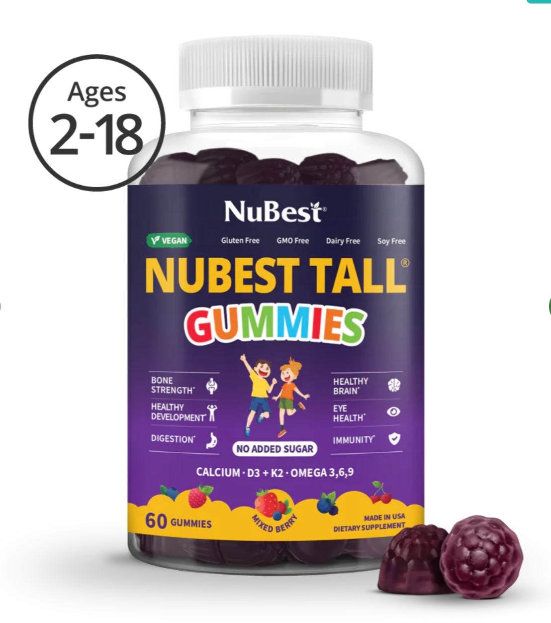 multivitamin gummies for kids and teens