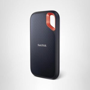 SanDisk 1TB Extreme Portable SSD - Up to 1050MB/s, USB-C, USB 3.2 Gen 2, IP65 Water and Dust Resistance, Updated Firmware - External Solid State Drive - SDSSDE61-1T00-G25