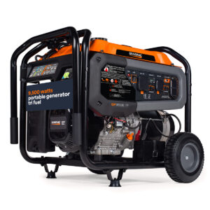 8061 - Generac GP9500E Tri Fuel Portable Generator 50ST